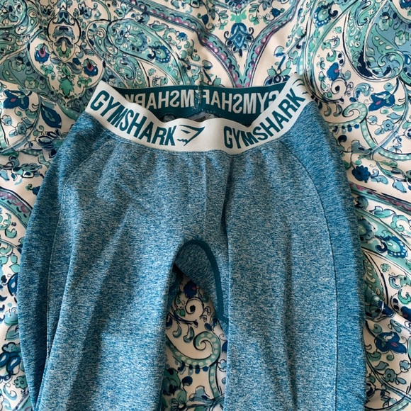 Gymshark Teal/ blue mark leggings size small - Picture 3 of 5